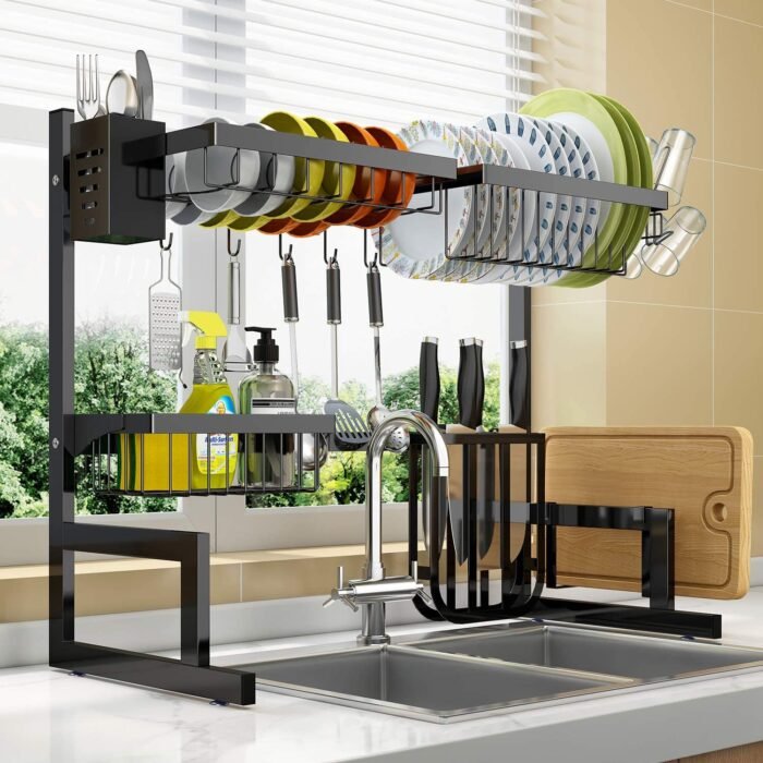 Over sink dish rack