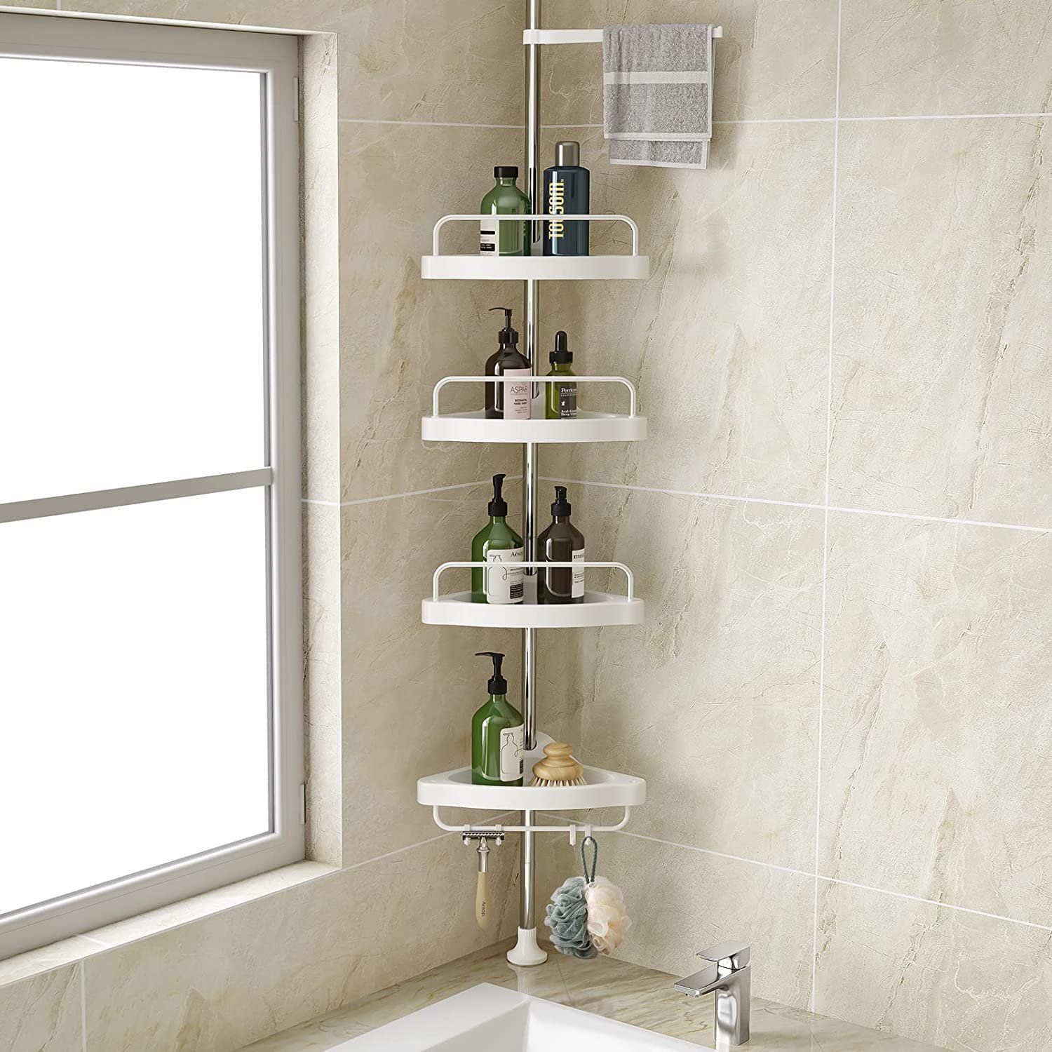 Bathroom Corner Shelf Organizer