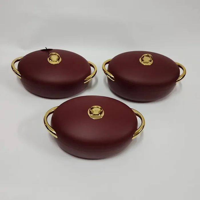 Insulated luxurious 3pcs casserole