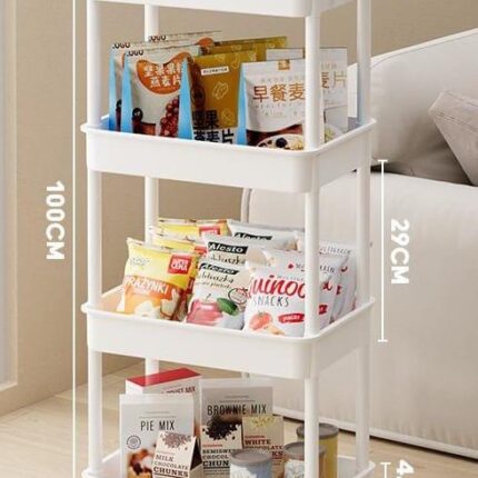 4 TIER Multifunctional Organiser RACK hard plastic