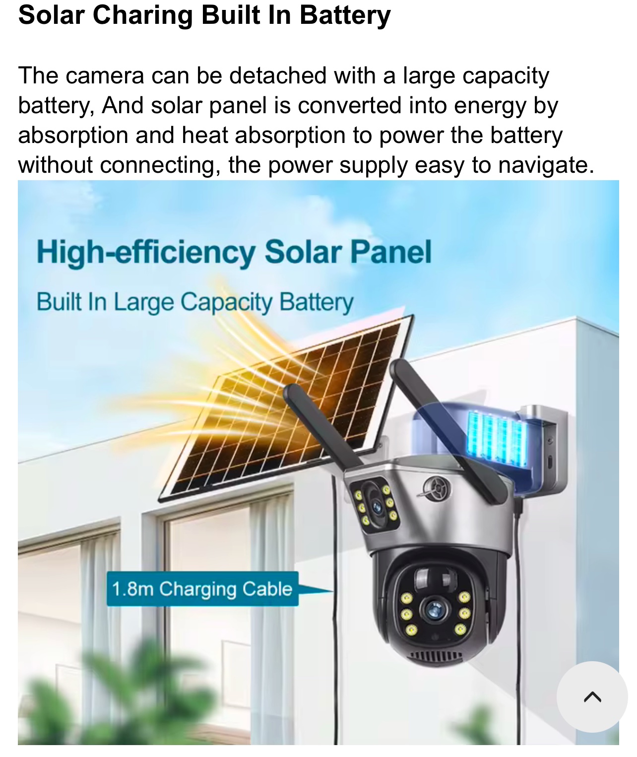 4G Solar Camera Dual lense Top Quality - Image 3