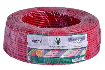 4MM SINGLE EAST AFRICA RED ROLLEast Africa Cables, Electricals, Local Cables4MM SINGLE EAST AFRICA RED ROLL